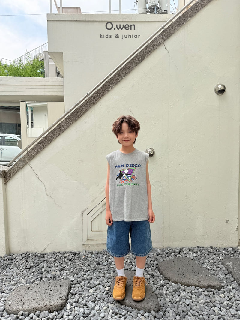 O Wen - Korean Children Fashion - #prettylittlegirls - San Diego Dolphin Sleeveless Tee - 9
