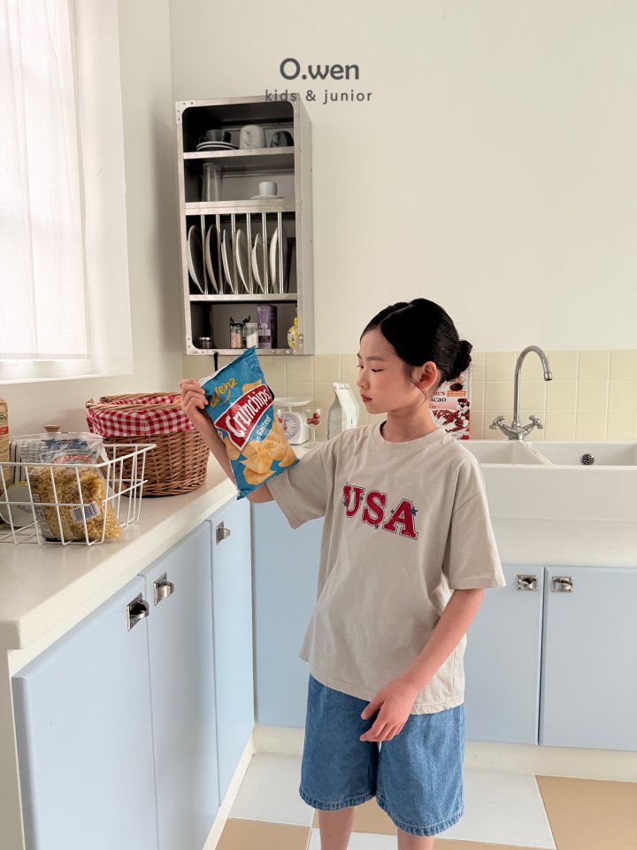 O Wen - Korean Children Fashion - #prettylittlegirls - Star USA Tee - 6