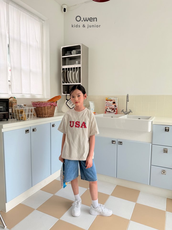O Wen - Korean Children Fashion - #todddlerfashion - Star USA Tee - 7