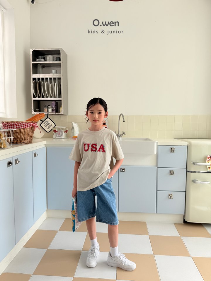 O Wen - Korean Children Fashion - #toddlerclothing - Star USA Tee - 8