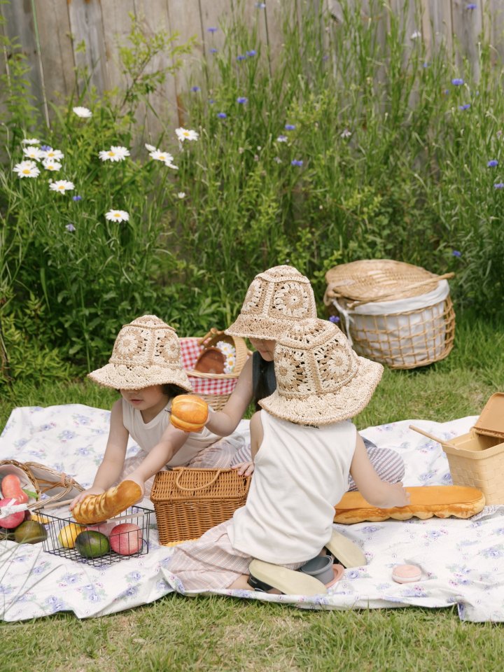 Oatmeal - Korean Children Fashion - #fashionkids - India Bucket Hat - 6