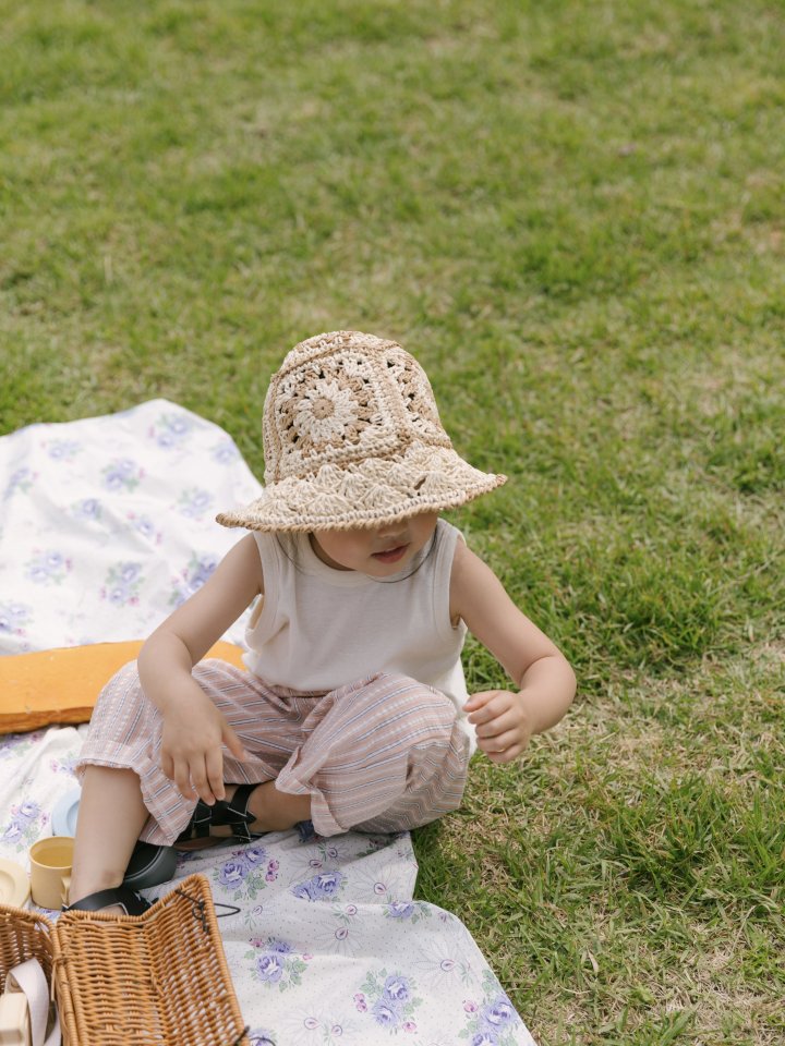 Oatmeal - Korean Children Fashion - #kidsshorts - India Bucket Hat - 7