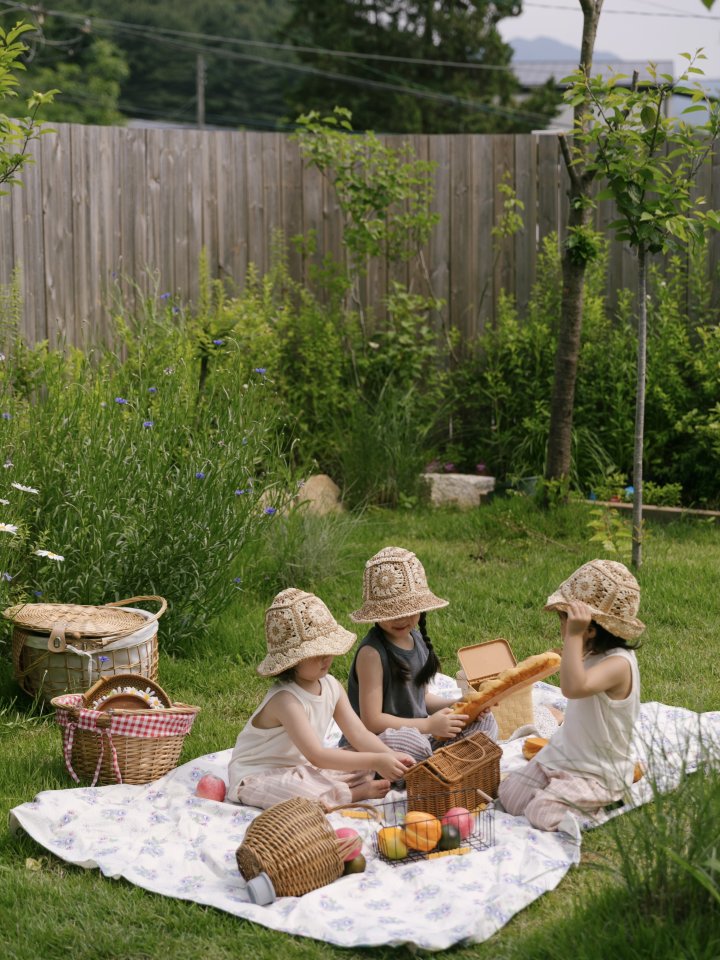 Oatmeal - Korean Children Fashion - #kidzfashiontrend - India Bucket Hat - 9