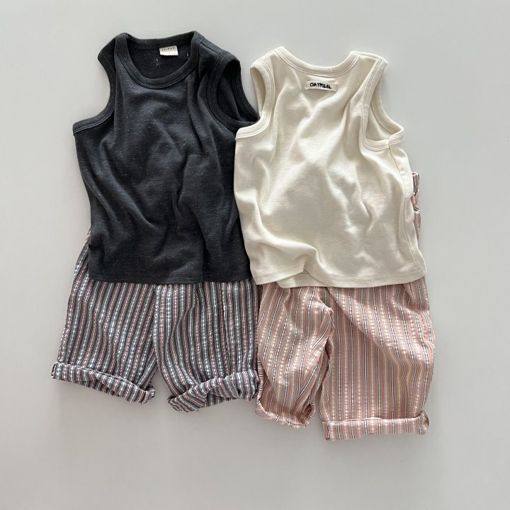 Oatmeal - Korean Children Fashion - #magicofchildhood - Teddy Set