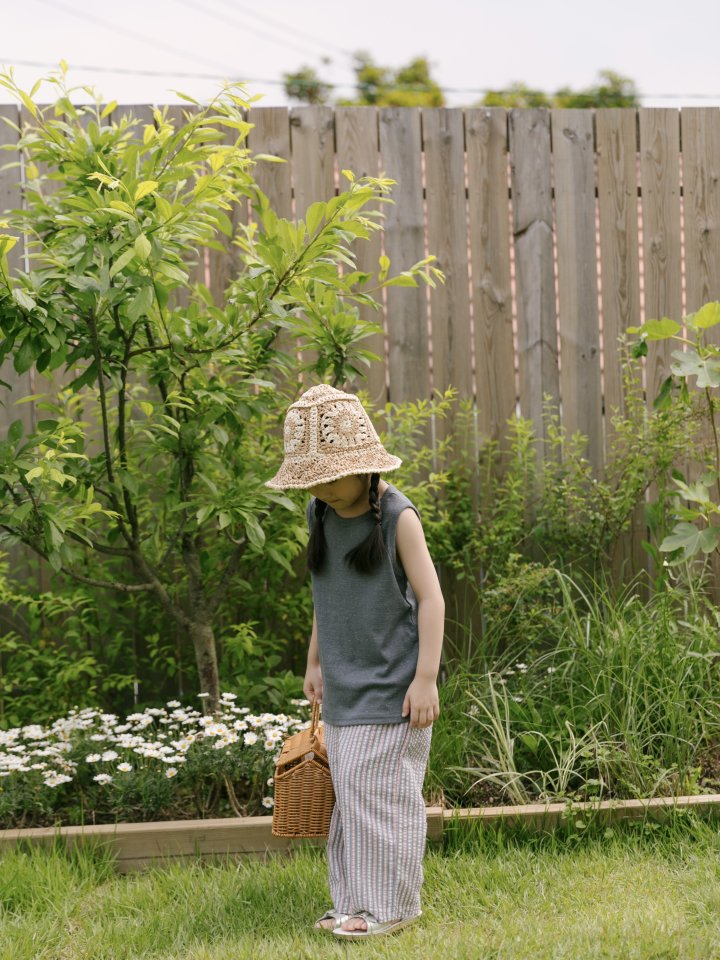 Oatmeal - Korean Children Fashion - #magicofchildhood - India Bucket Hat - 12