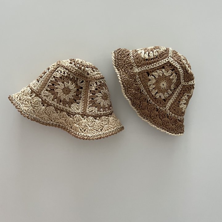 Oatmeal - Korean Children Fashion - #stylishchildhood - India Bucket Hat