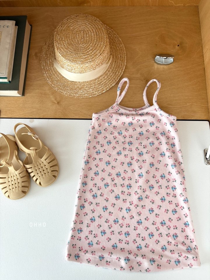 Ohho - Korean Children Fashion - #kidzfashiontrend - Cotton Candy Strap One-piece - 4