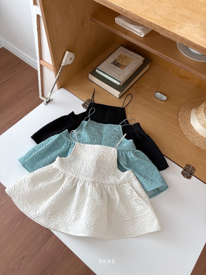 Ohho - Korean Children Fashion - #childofig - Cecile Strap Blouse - 7
