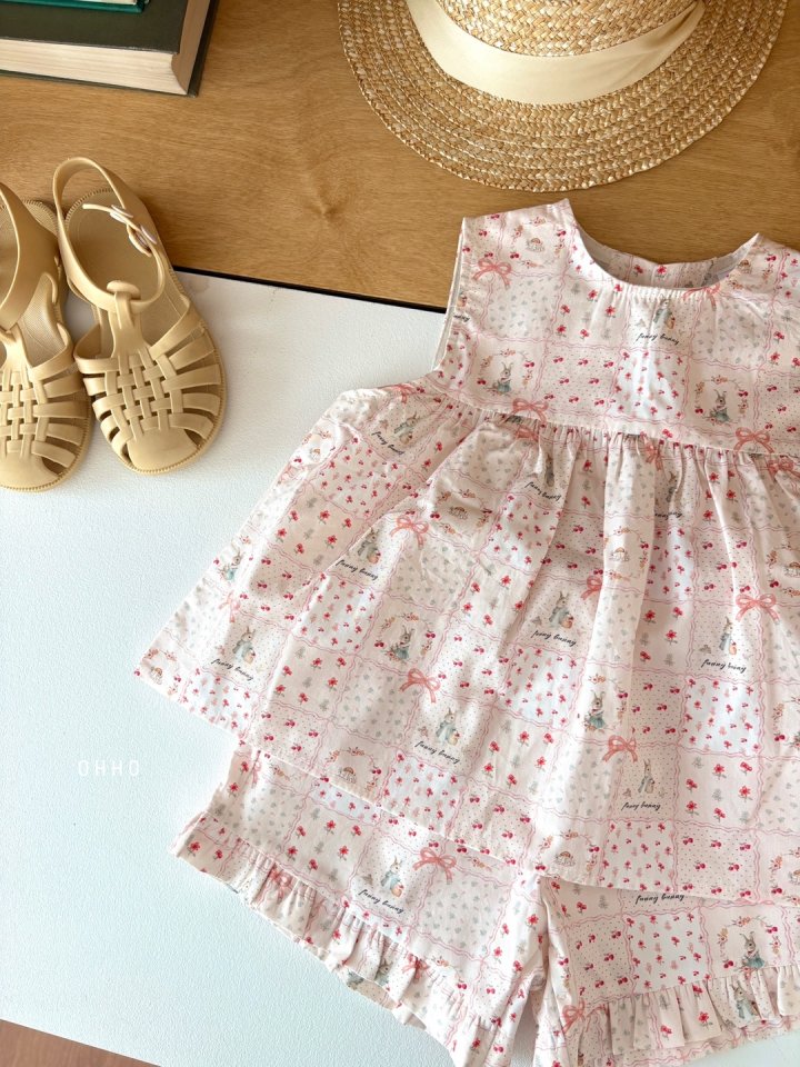 Ohho - Korean Children Fashion - #childrensboutique - Cozy Rabbit Frill Shorts - 12