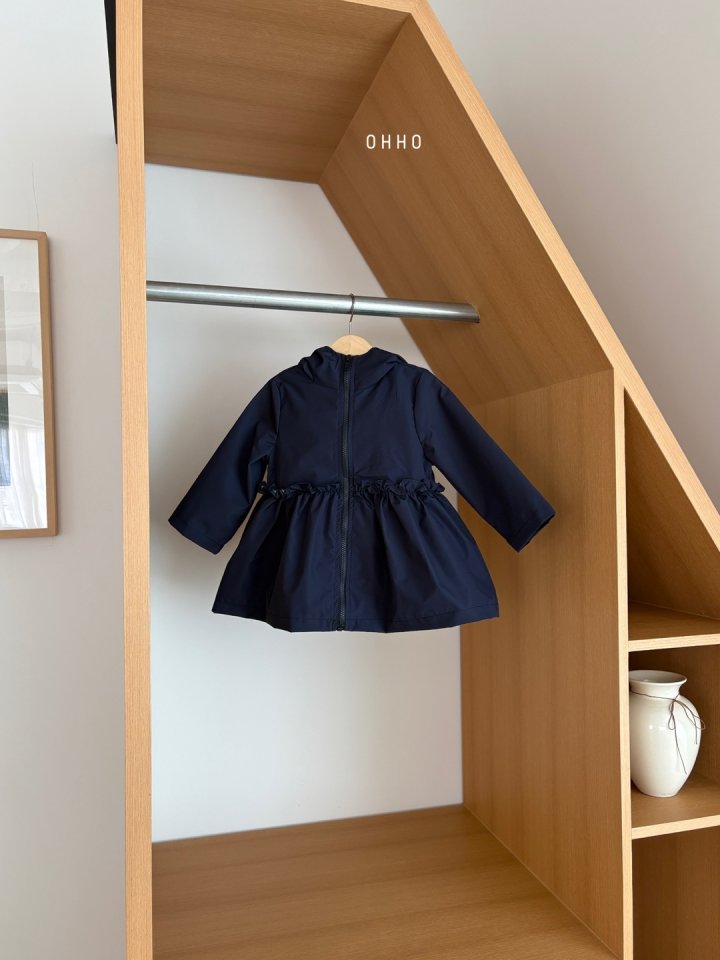 Ohho - Korean Children Fashion - #discoveringself - Frill Rain Jacket - 3