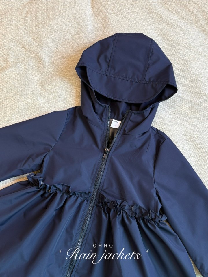 Ohho - Korean Children Fashion - #discoveringself - Frill Rain Jacket - 4