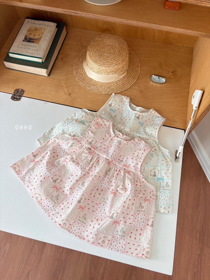 Ohho - Korean Children Fashion - #fashionkids - Cozy Rabbit Sleeveless - 2