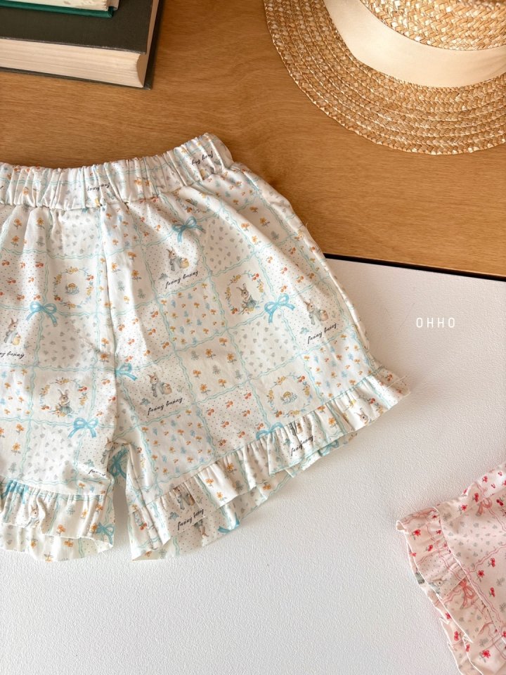 Ohho - Korean Children Fashion - #fashionkids - Cozy Rabbit Frill Shorts