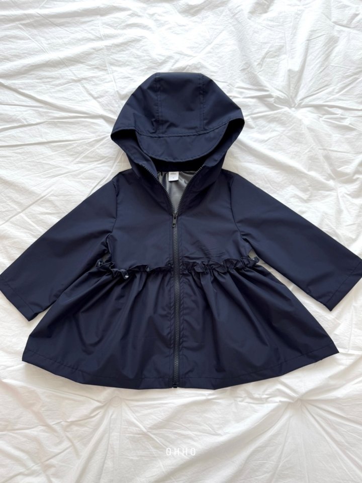 Ohho - Korean Children Fashion - #kidsstore - Frill Rain Jacket - 6