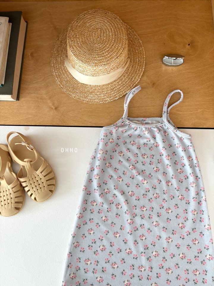 Ohho - Korean Children Fashion - #kidzfashiontrend - Cotton Candy Strap One-piece - 3