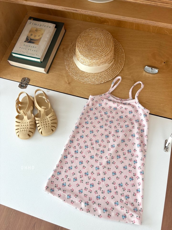 Ohho - Korean Children Fashion - #littlefashionista - Cotton Candy Strap One-piece - 5