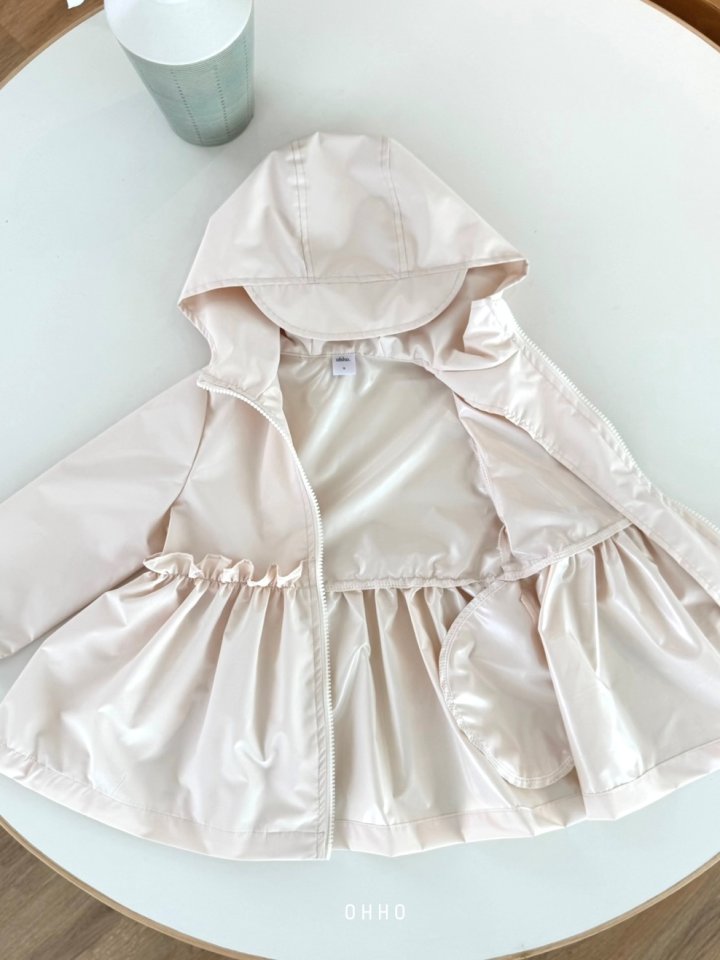 Ohho - Korean Children Fashion - #magicofchildhood - Frill Rain Jacket - 10