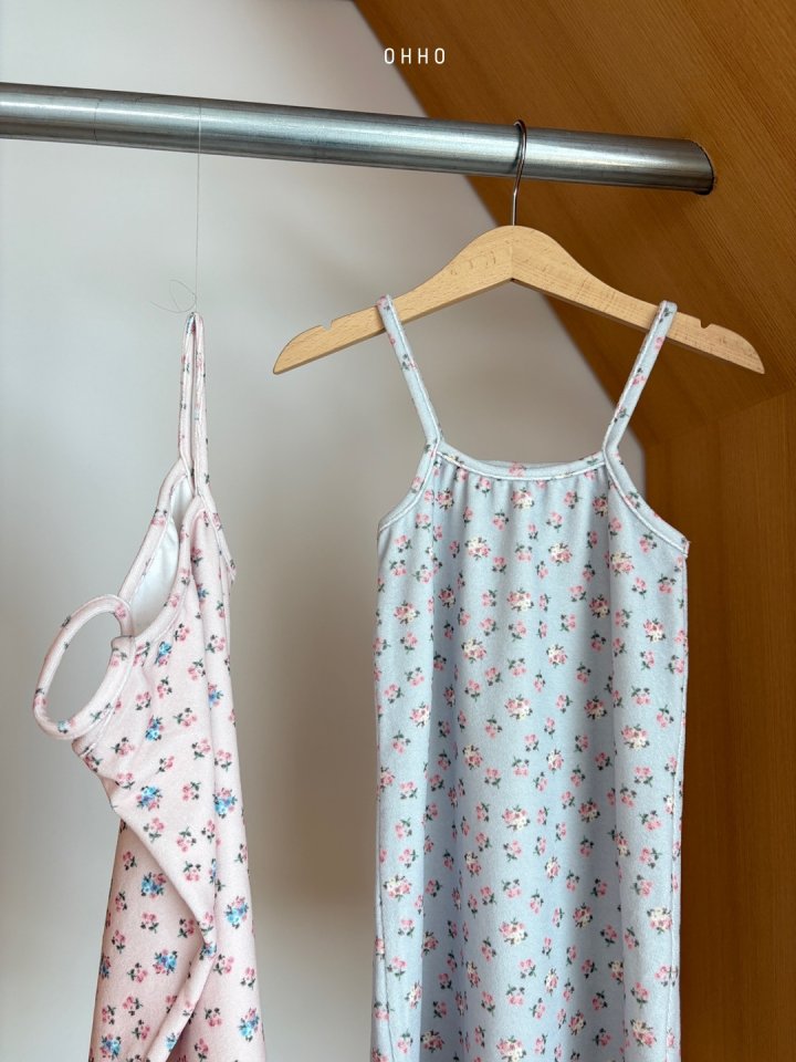 Ohho - Korean Children Fashion - #magicofchildhood - Cotton Candy Strap One-piece - 6