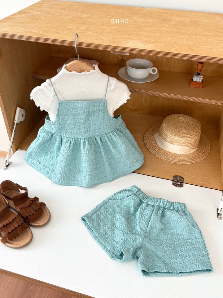 Ohho - Korean Children Fashion - #magicofchildhood - Cecile Strap Blouse - 3