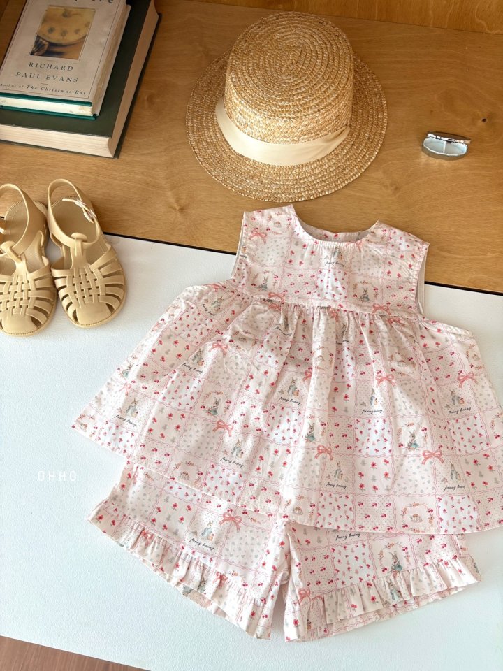 Ohho - Korean Children Fashion - #prettylittlegirls - Cozy Rabbit Sleeveless - 10