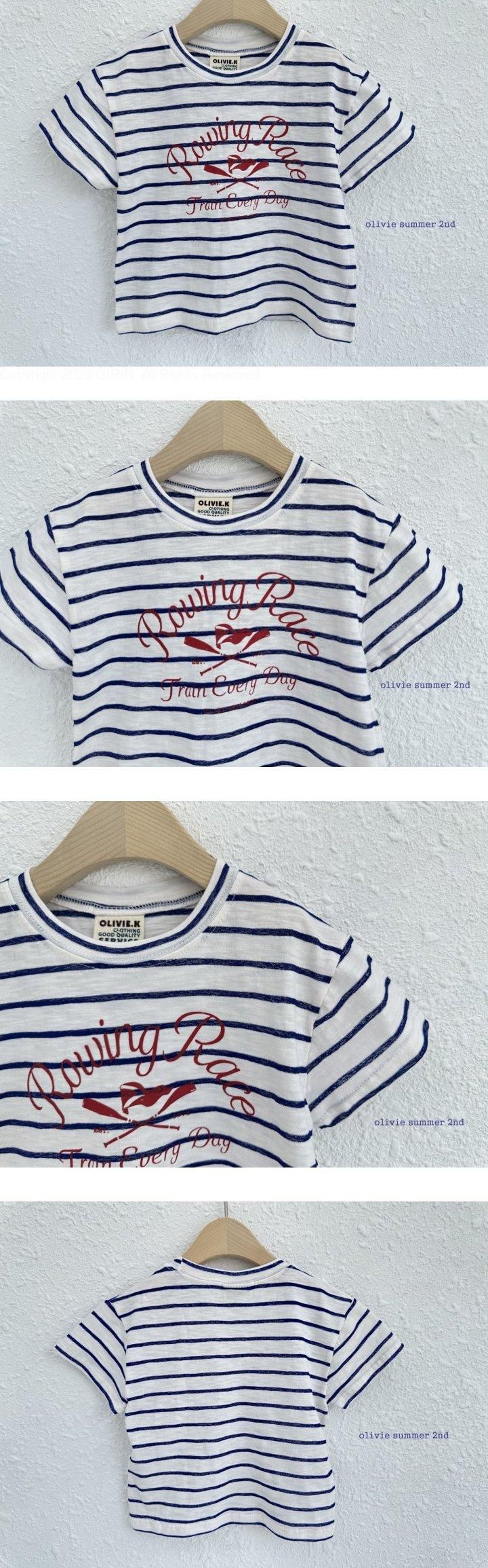 Olivie - Korean Children Fashion - #childrensboutique - Rowing Tee