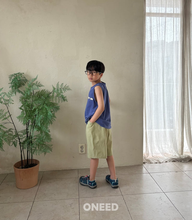 Oneed - Korean Children Fashion - #childofig - Follow Sleeveless Tee - 12