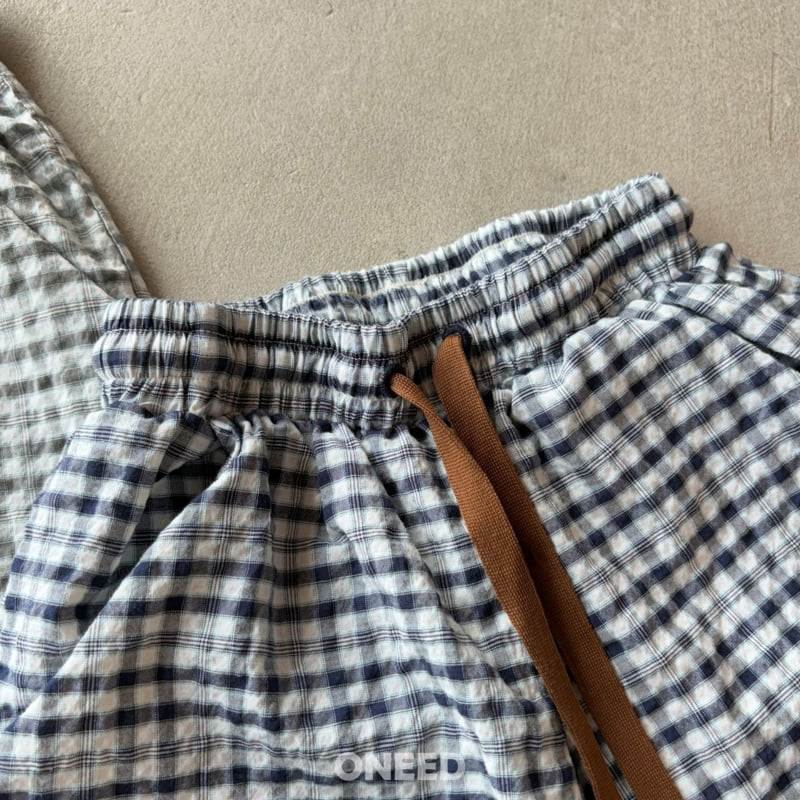 Oneed - Korean Children Fashion - #childofig - Cool Check Pants - 10