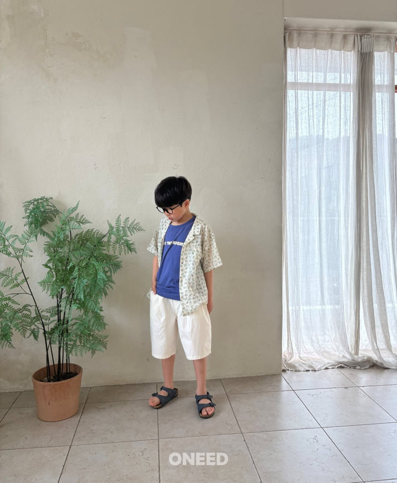 Oneed - Korean Children Fashion - #childofig - Tucked Bermuda Pants - 7