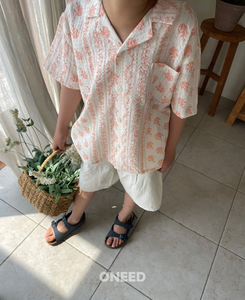 Oneed - Korean Children Fashion - #childrensboutique - Garden Shirt