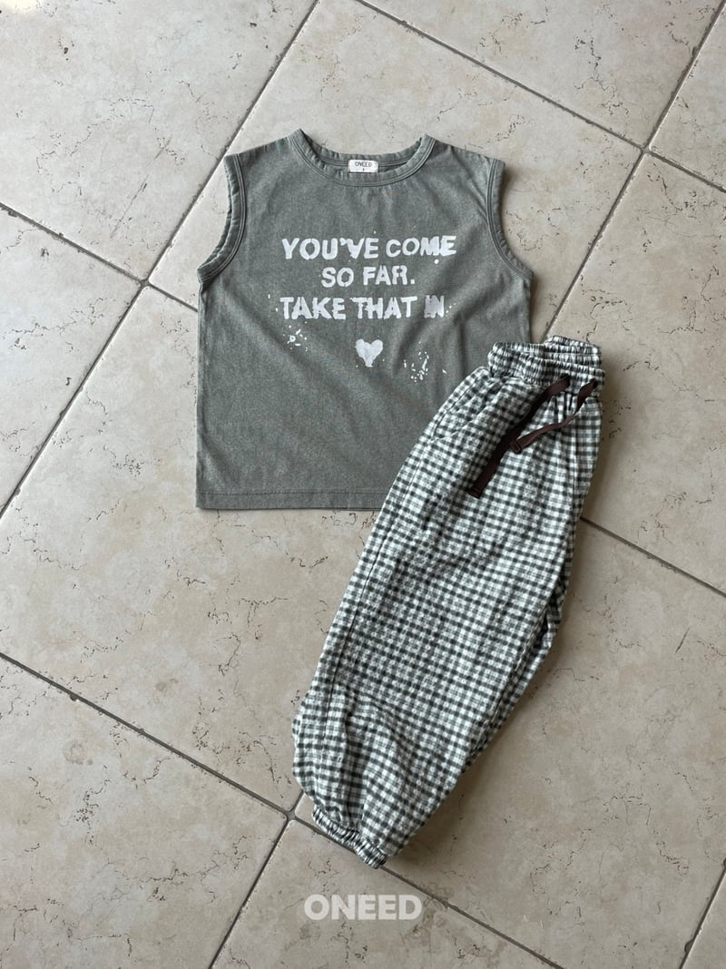 Oneed - Korean Children Fashion - #childrensboutique - Pig Sleeveless Tee - 12