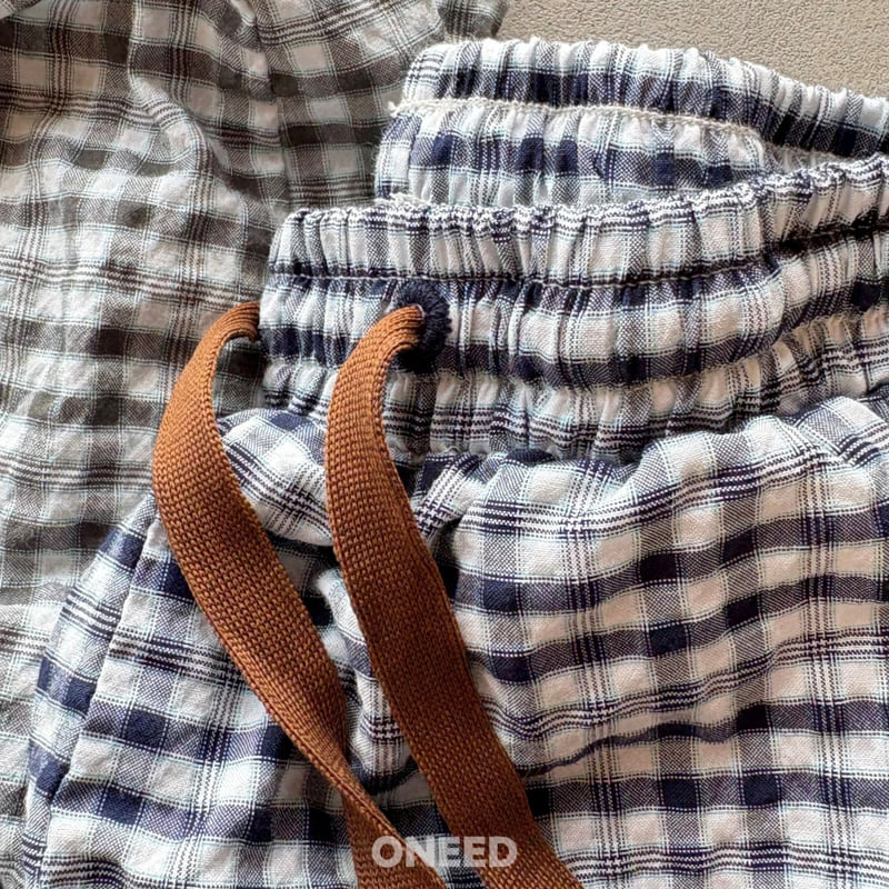 Oneed - Korean Children Fashion - #childrensboutique - Cool Check Pants - 11