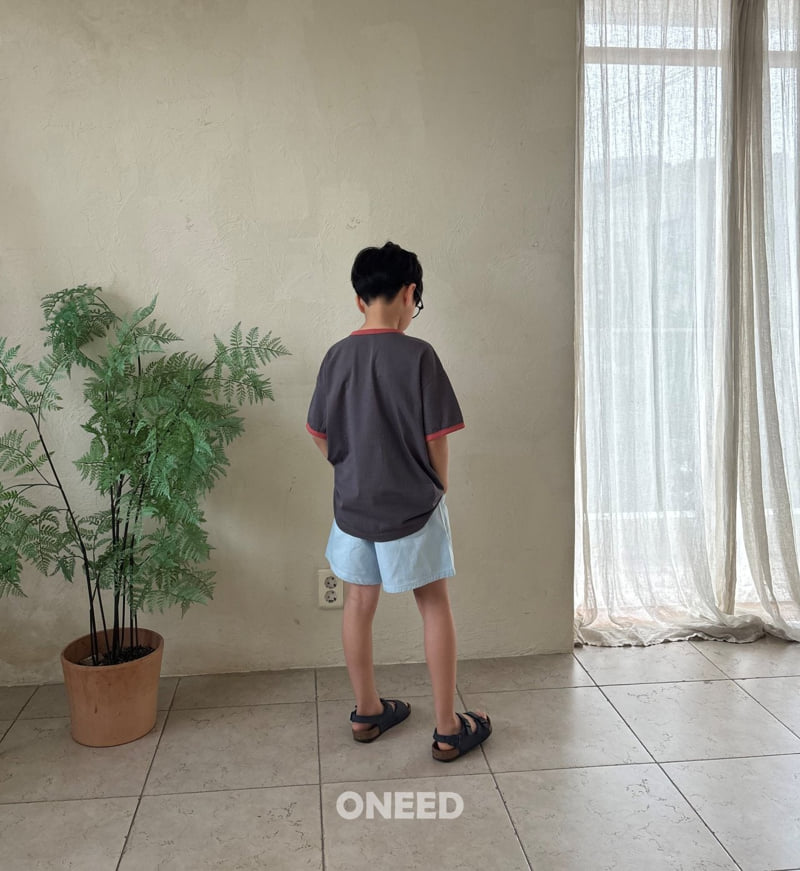 Oneed - Korean Children Fashion - #childrensboutique - Cut Denim Shorts - 9