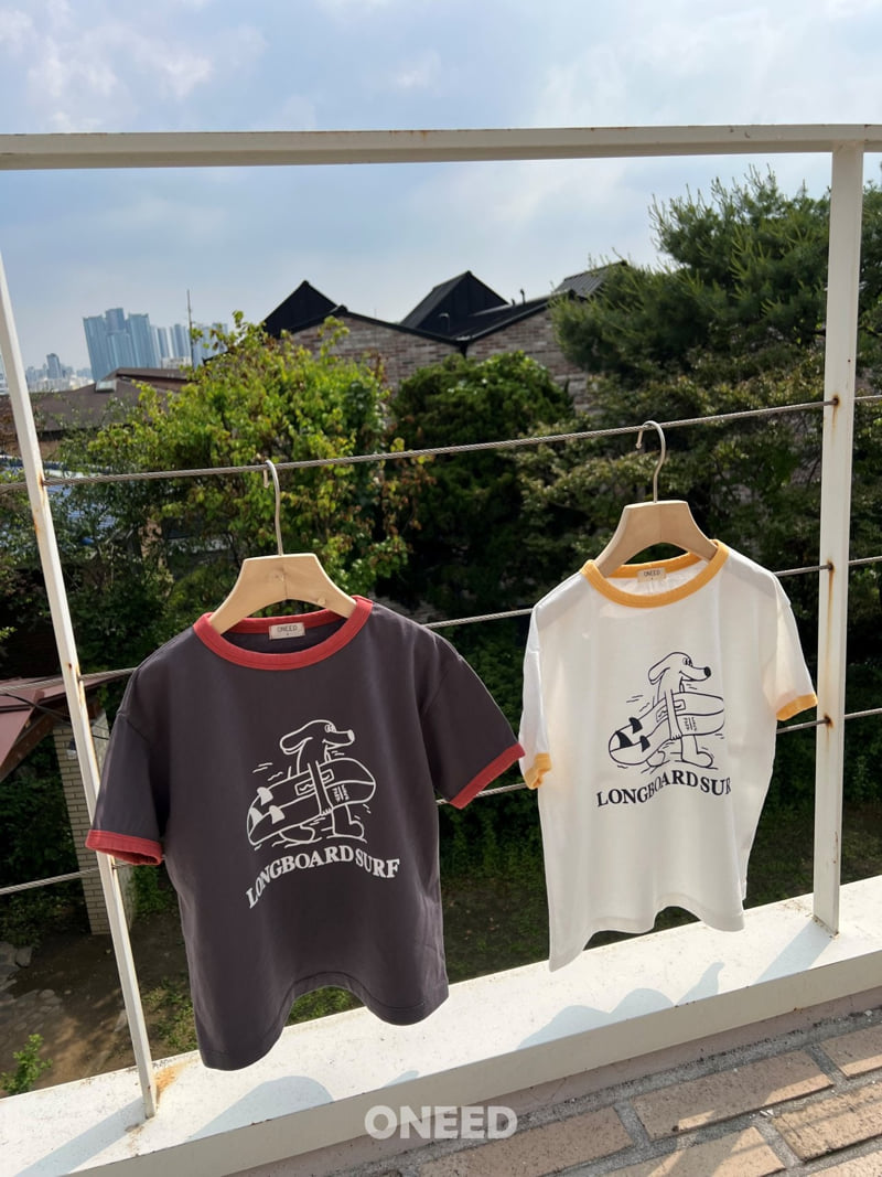 Oneed - Korean Children Fashion - #discoveringself - Surf Short Sleeve Tee