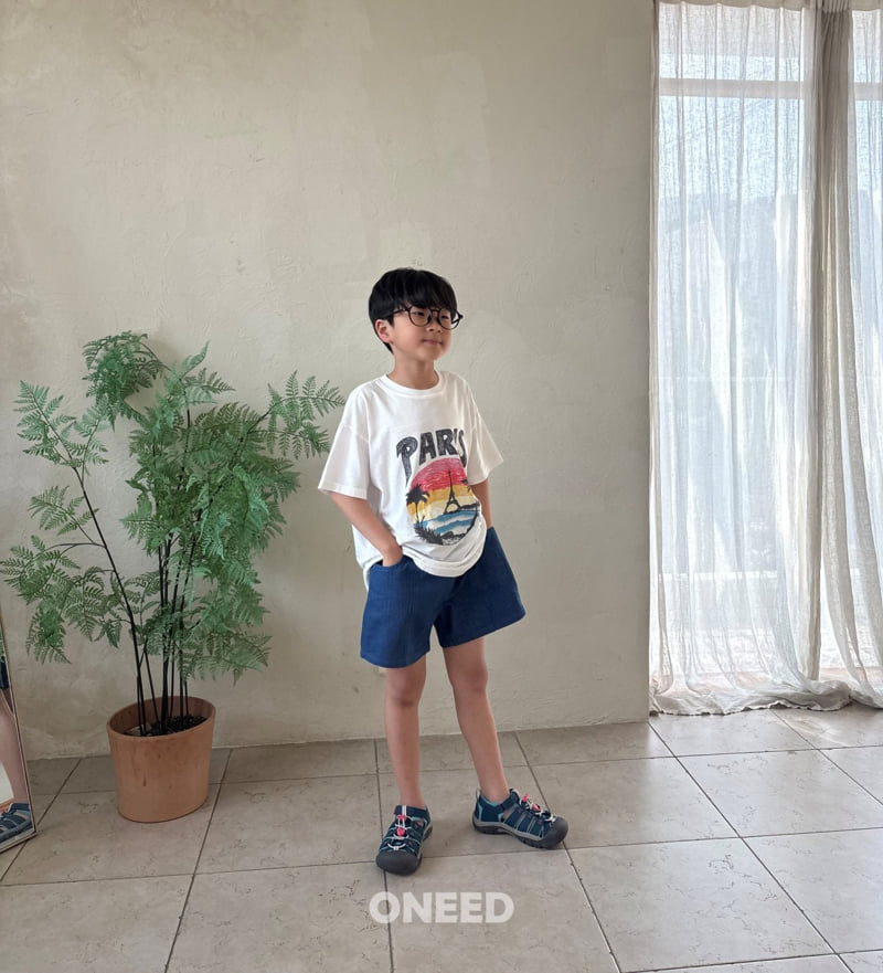 Oneed - Korean Children Fashion - #discoveringself - Cut Denim Shorts - 11