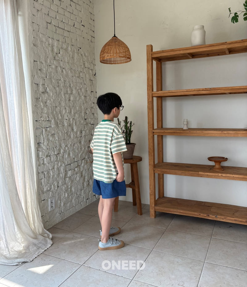 Oneed - Korean Children Fashion - #fashionkids - Cut Denim Shorts - 12