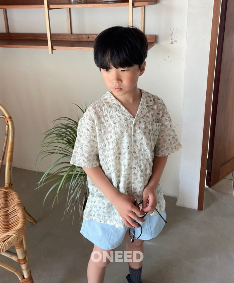 Oneed - Korean Children Fashion - #kidsshorts - Garden Shirt - 5