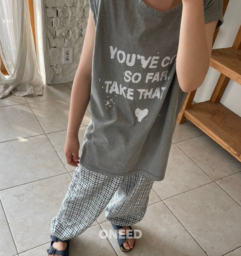 Oneed - Korean Children Fashion - #kidsstore - Pig Sleeveless Tee