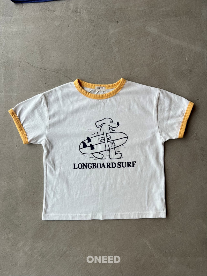 Oneed - Korean Children Fashion - #kidzfashiontrend - Surf Short Sleeve Tee - 5