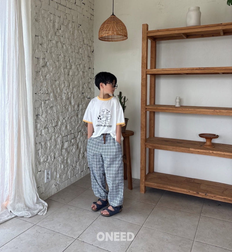 Oneed - Korean Children Fashion - #kidzfashiontrend - Cool Check Pants