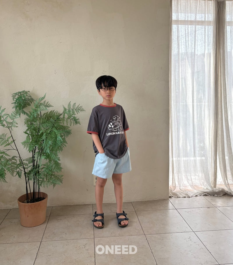 Oneed - Korean Children Fashion - #littlefashionista - Surf Short Sleeve Tee - 7