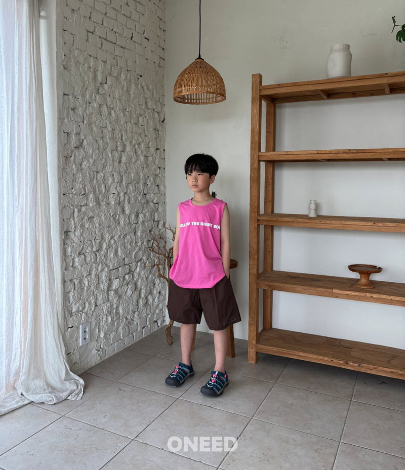 Oneed - Korean Children Fashion - #littlefashionista - Follow Sleeveless Tee - 5