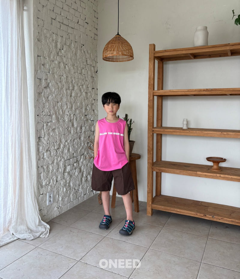 Oneed - Korean Children Fashion - #magicofchildhood - Follow Sleeveless Tee - 6