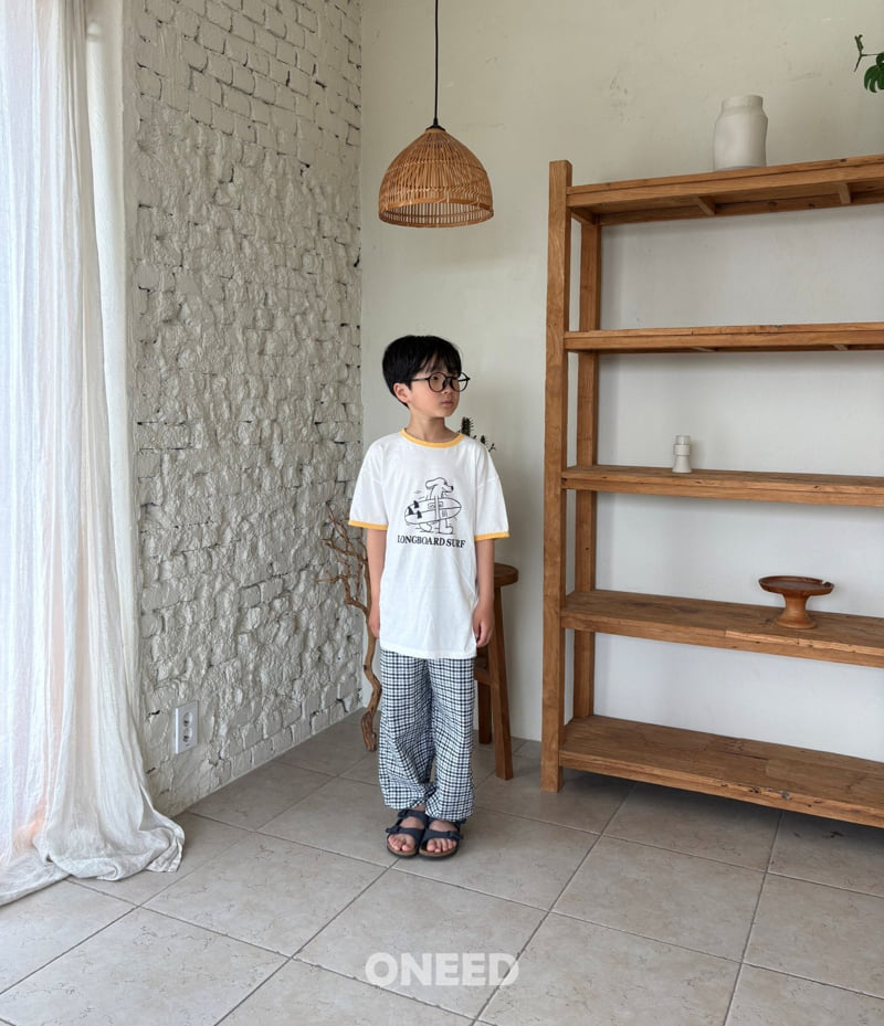 Oneed - Korean Children Fashion - #littlefashionista - Cool Check Pants - 4