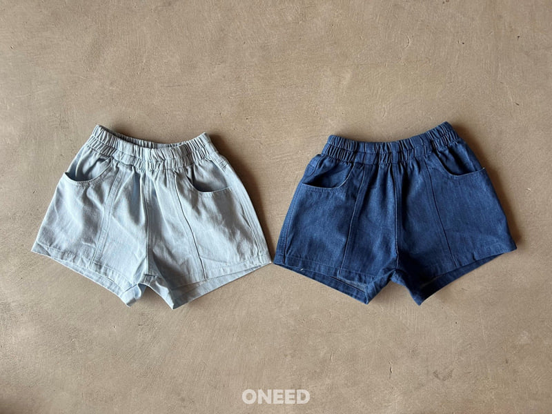 Oneed - Korean Children Fashion - #magicofchildhood - Cut Denim Shorts - 2