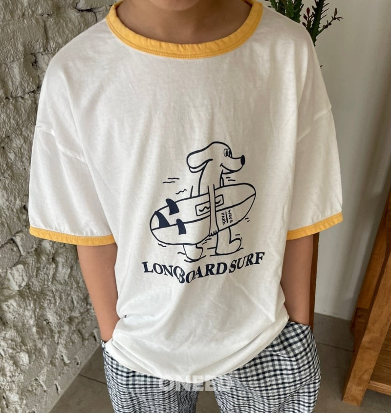 Oneed - Korean Children Fashion - #minifashionista - Surf Short Sleeve Tee - 9