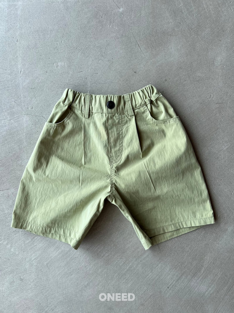 Oneed - Korean Children Fashion - #minifashionista - Tucked Bermuda Pants - 2
