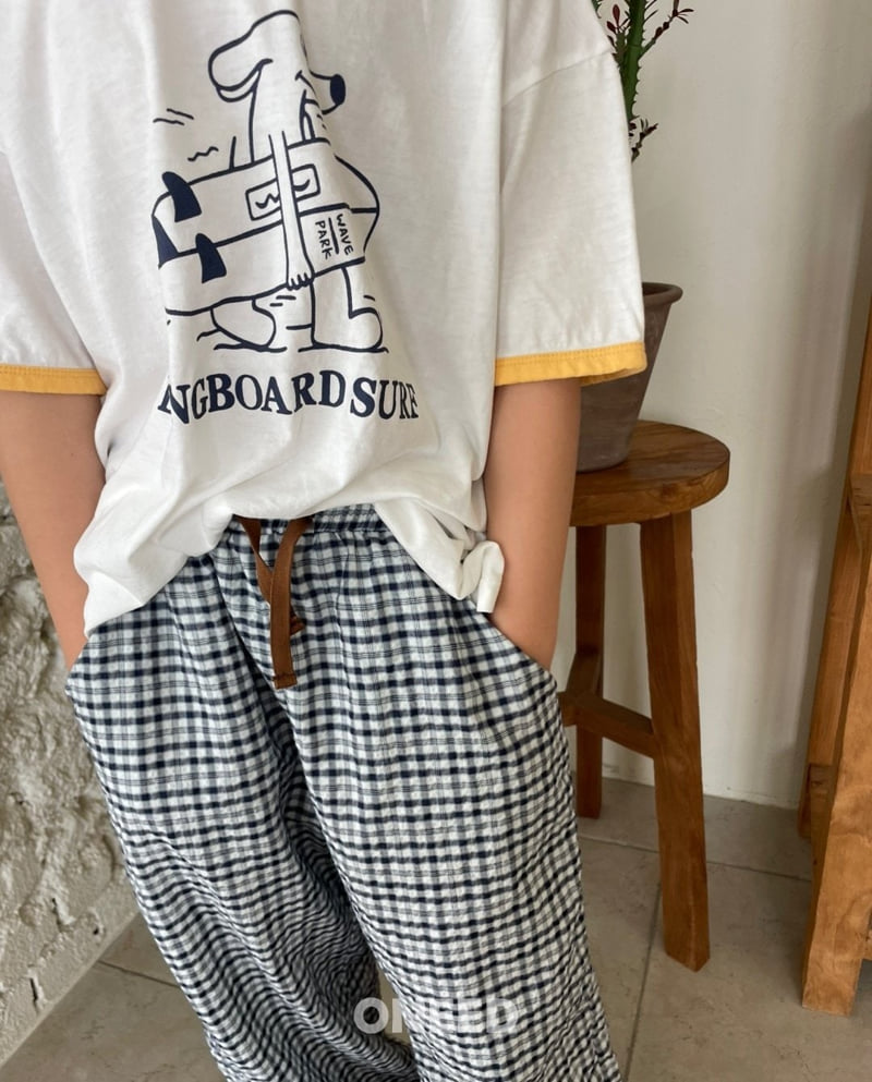 Oneed - Korean Children Fashion - #prettylittlegirls - Surf Short Sleeve Tee - 10