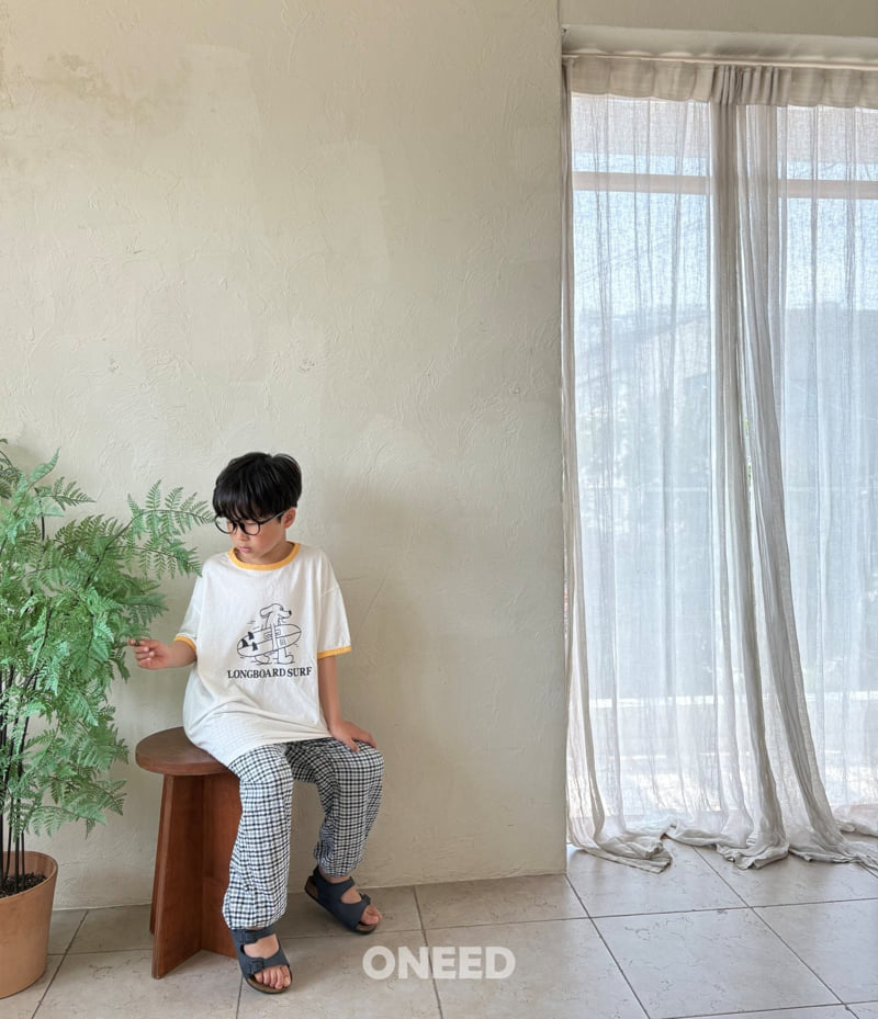 Oneed - Korean Children Fashion - #prettylittlegirls - Cool Check Pants - 6