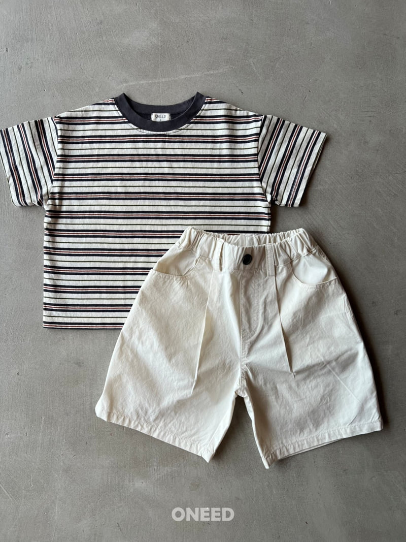 Oneed - Korean Children Fashion - #stylishchildhood - Tucked Bermuda Pants - 6
