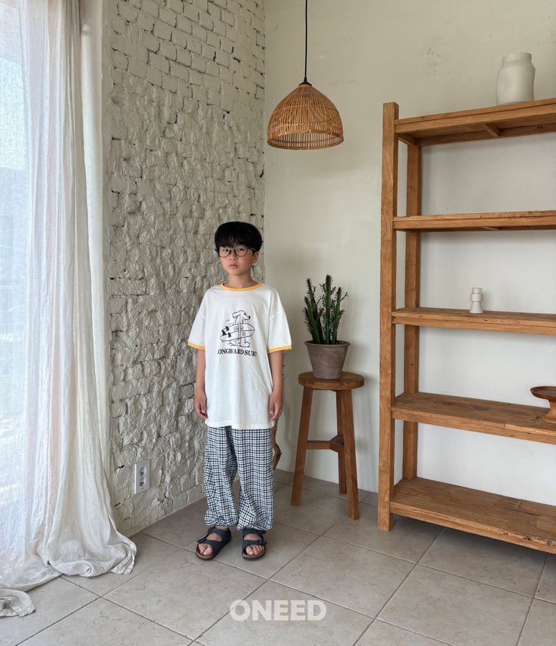 Oneed - Korean Children Fashion - #todddlerfashion - Surf Short Sleeve Tee - 11